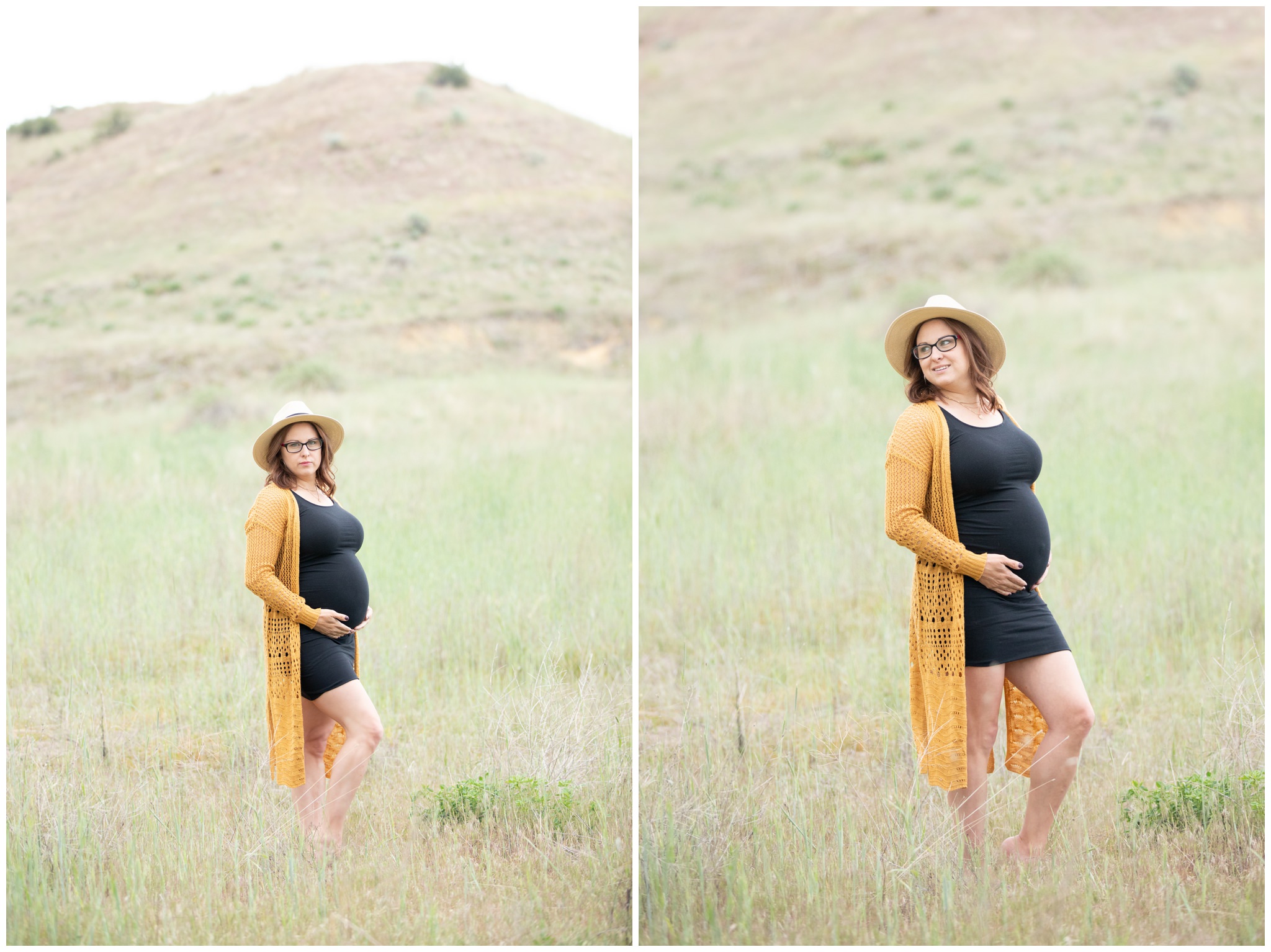Maternity Pictures taken in Boise Idaho foothills