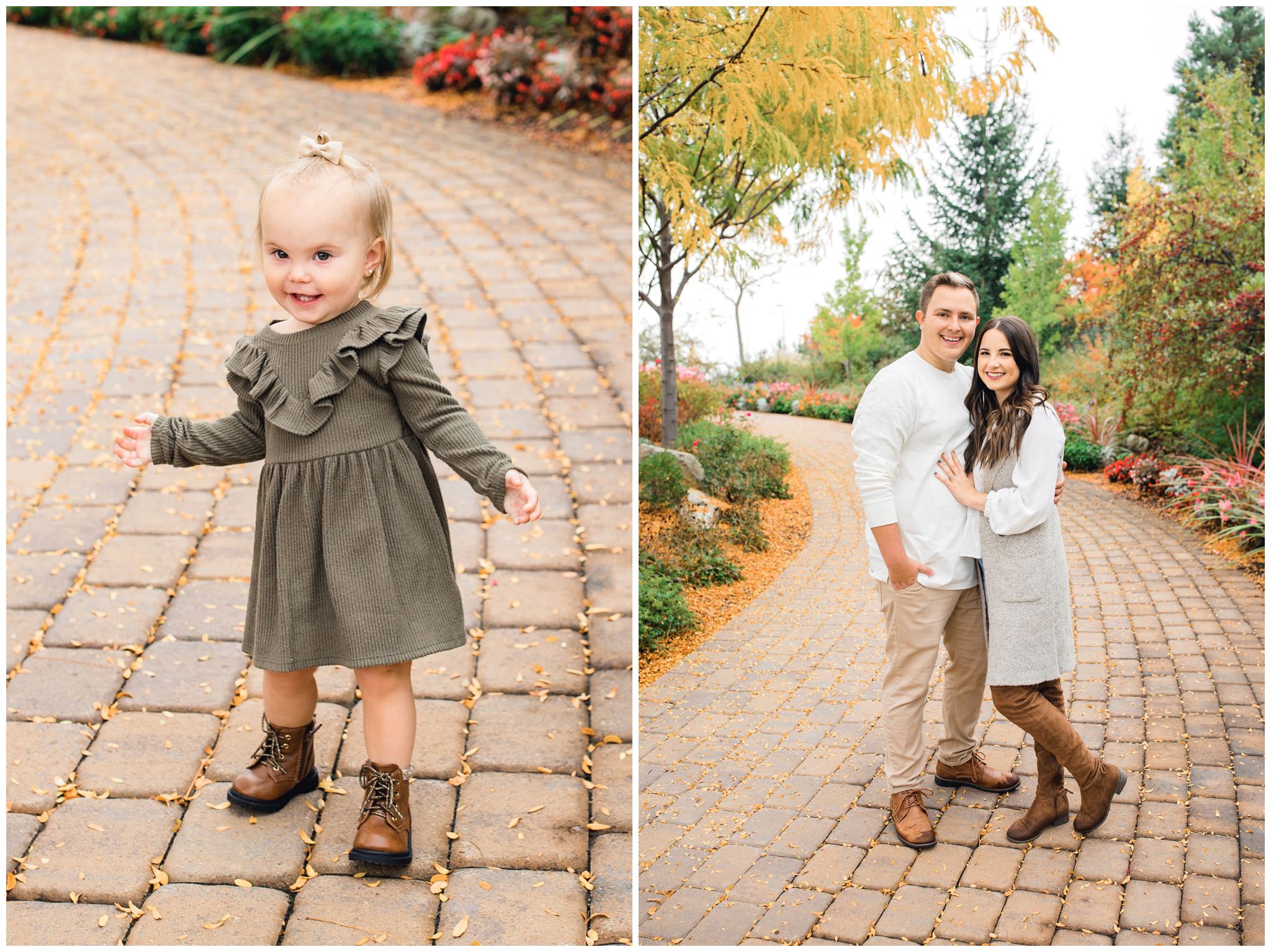 Cute extended family pictures in the fall