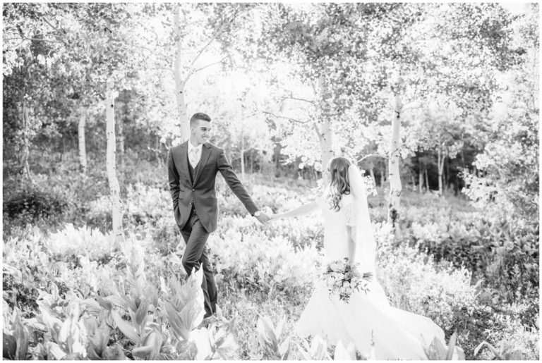Aspen Tree Bridal Session